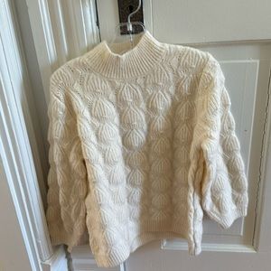 NWT Zara girl white sweater